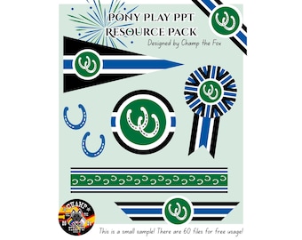 Pony Play Graphics Resource Pack for Kink Events and Presentations