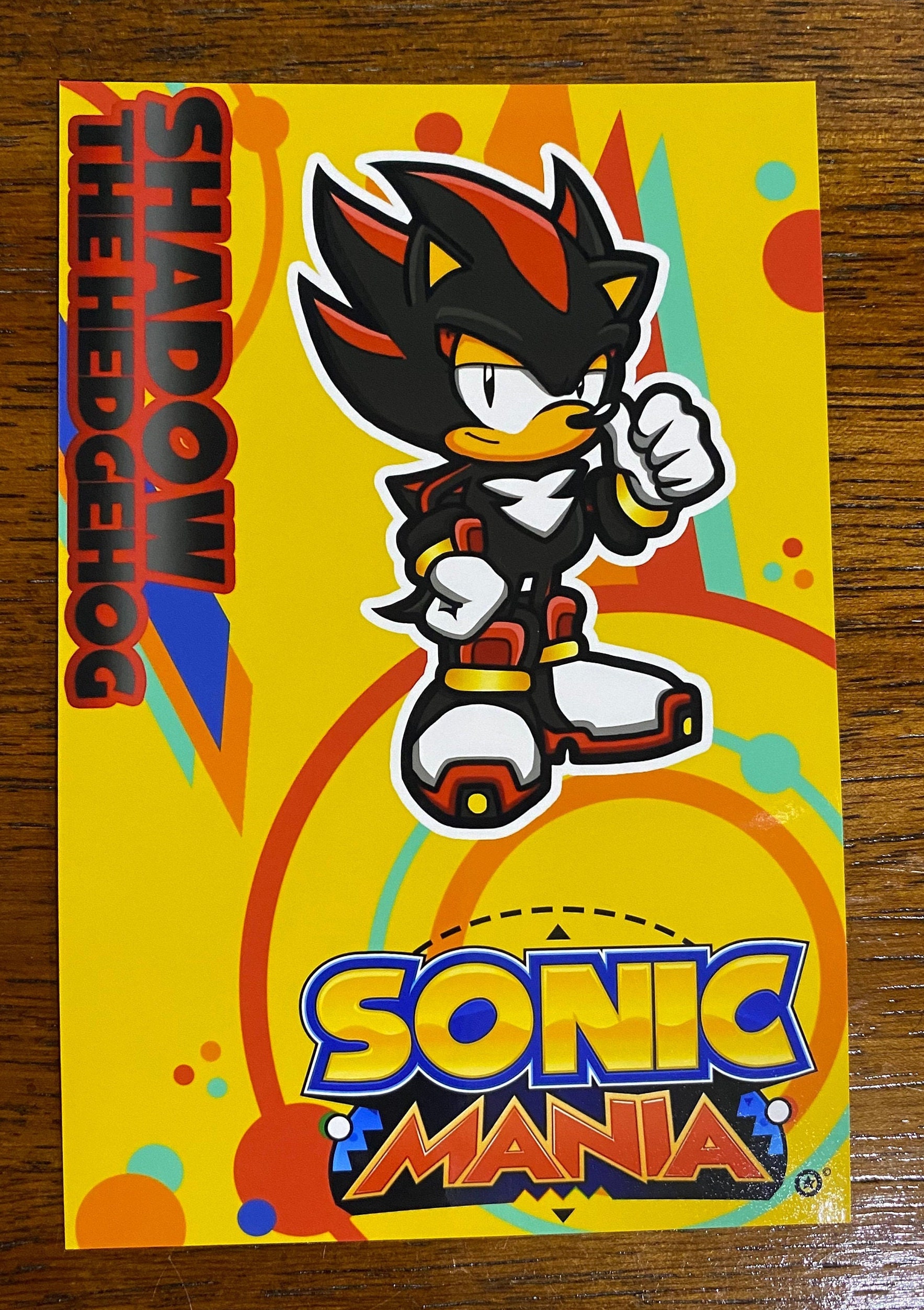 Sonic Mania Plus 4x6 Inch Glossy Prints Stylized Characters 