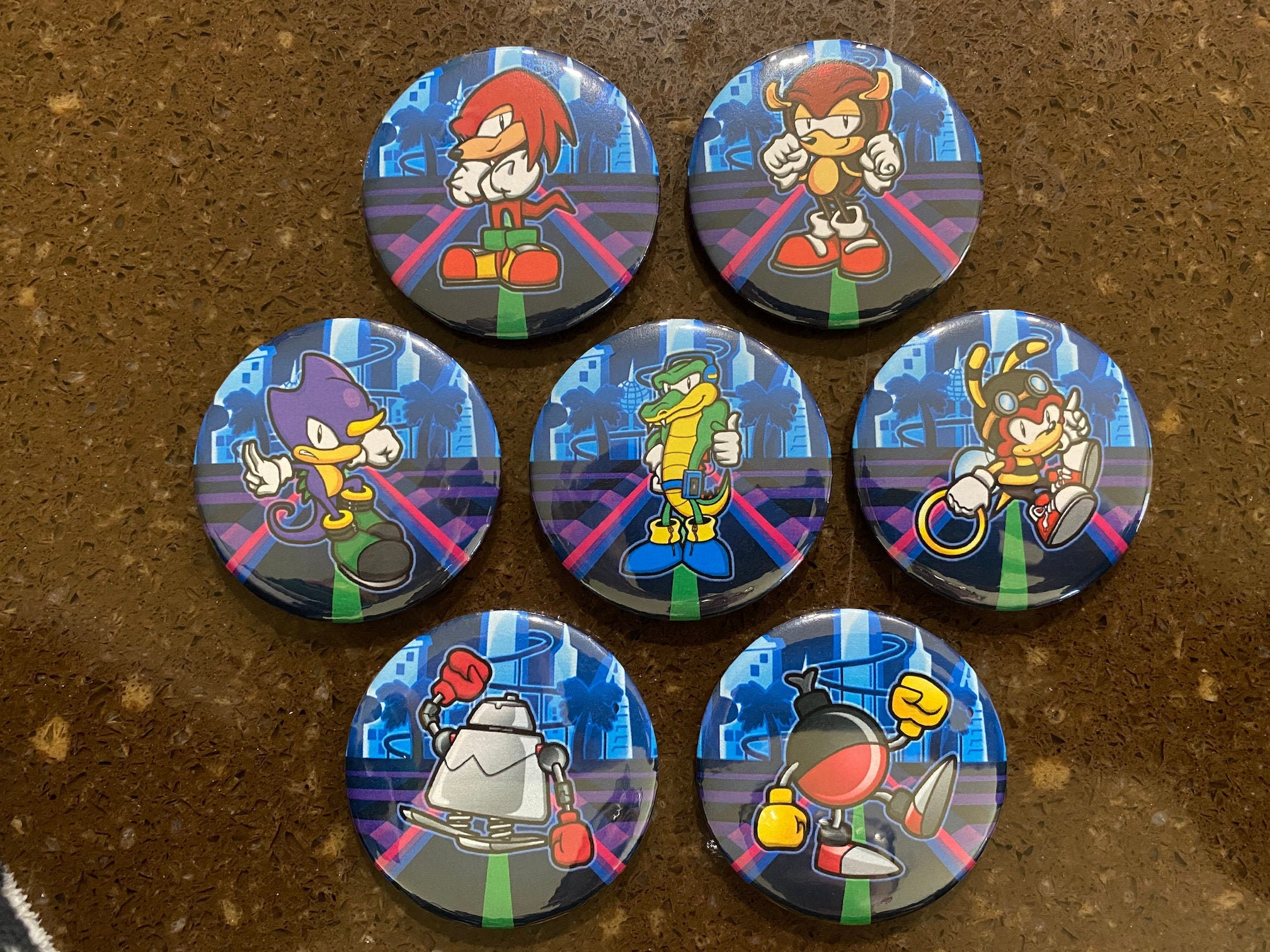 SEGA Sonic Mania Pin Buttons incl. Sonic the Hedgehog Tails -  Portugal