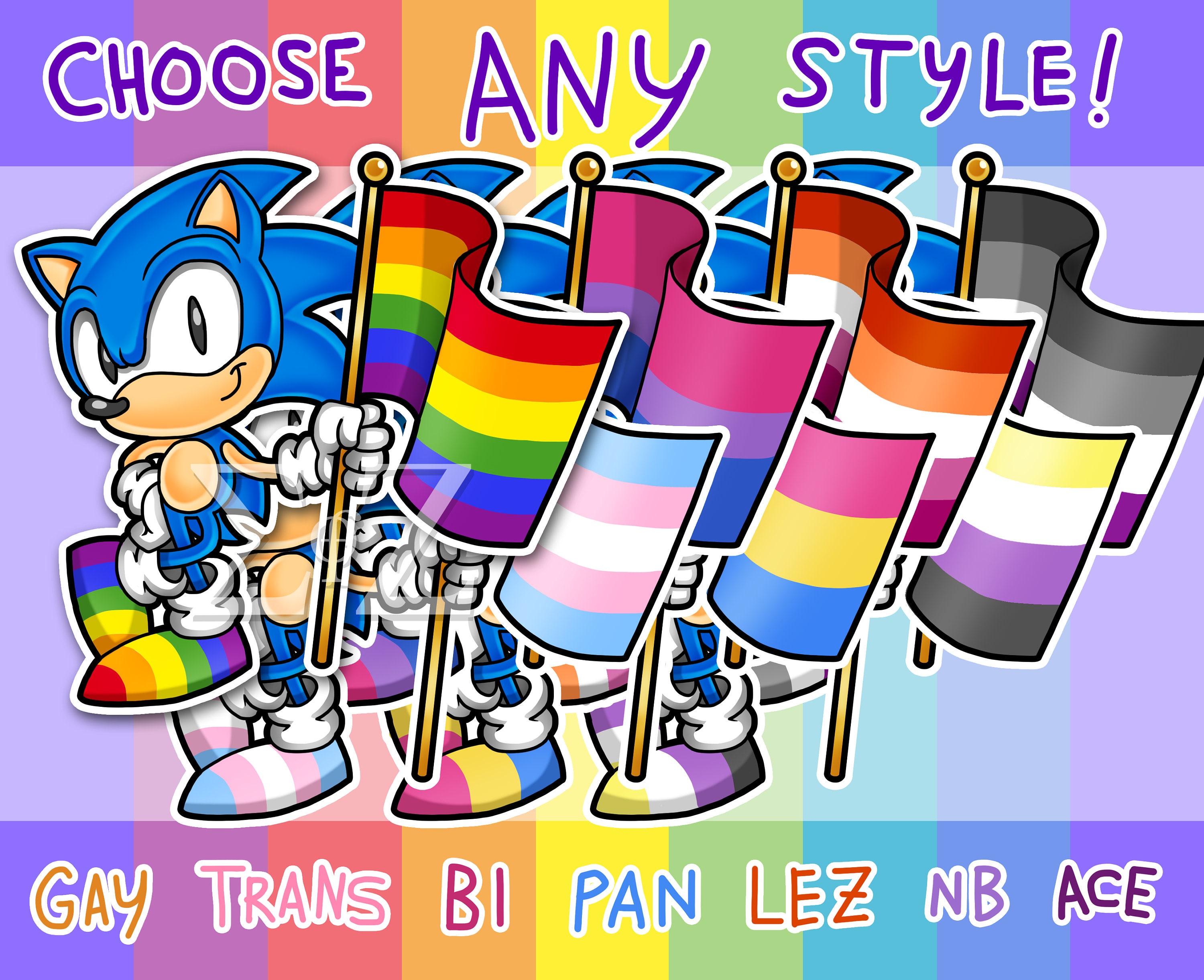 Alguns Shipps Homossexuais de Sonic the Hedgehog!