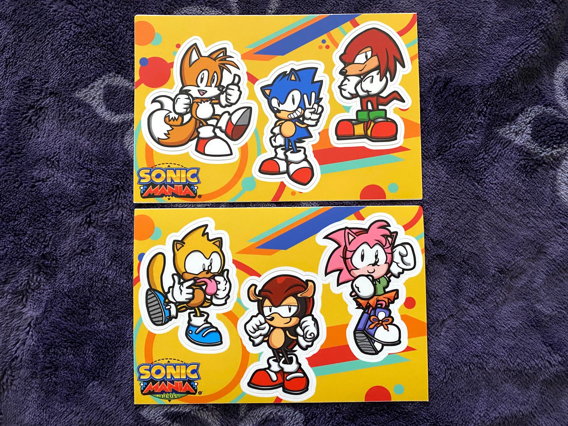 Sonic Mania Plus 4x6 Inch Glossy Prints SEGA -  Sweden