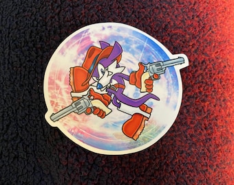 Fang Adventure Vinyl Sticker - Fang the Sniper Nack the Weasel - SEGA Sonic the Hedgehog