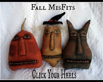 E Pattern Primitive Fall Misfits Pattern Click Your Heels