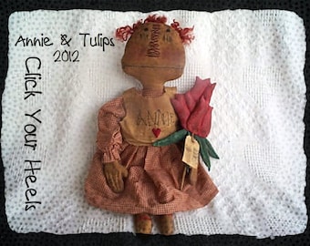 E Pattern Annie and Tulips Pattern Click Your Heels