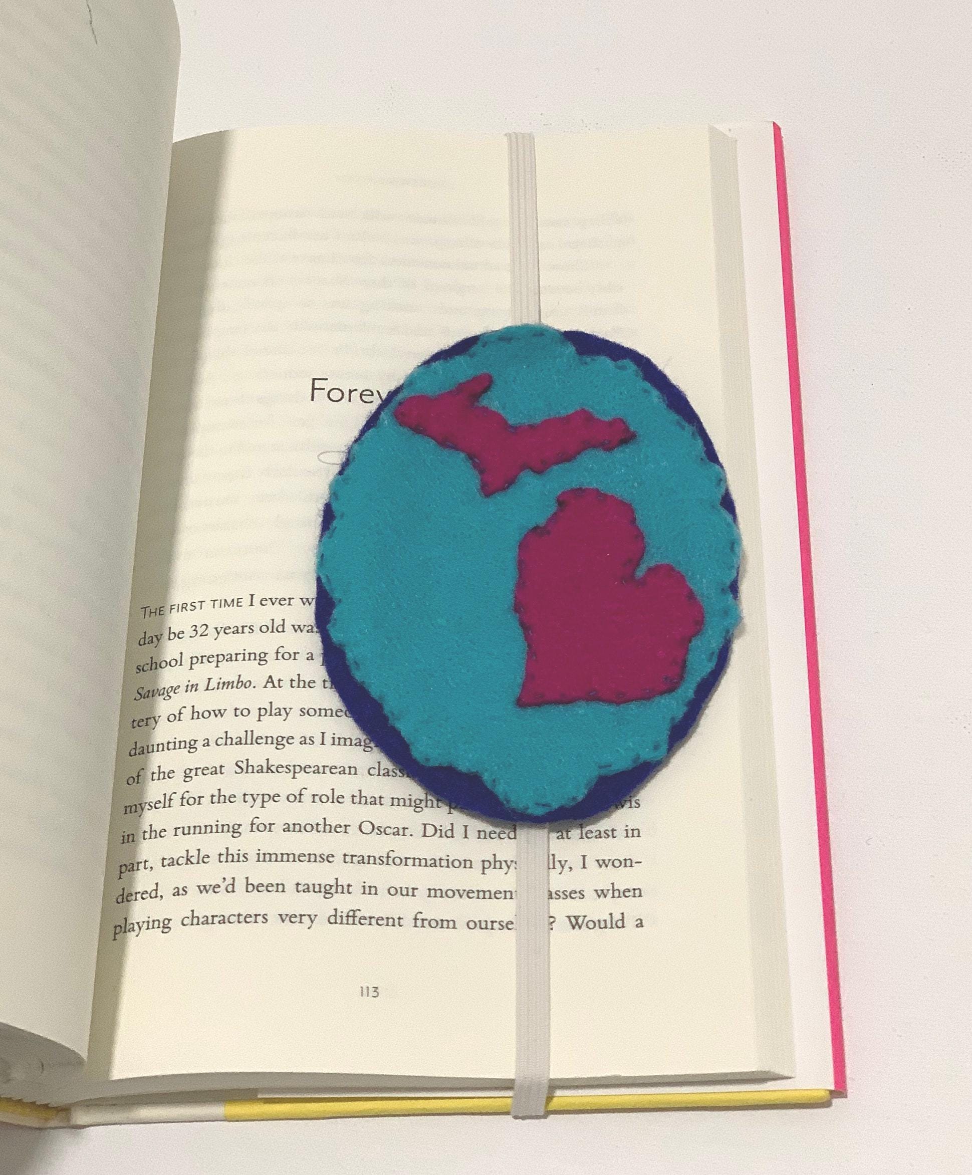 Michigan Felt Bookmark