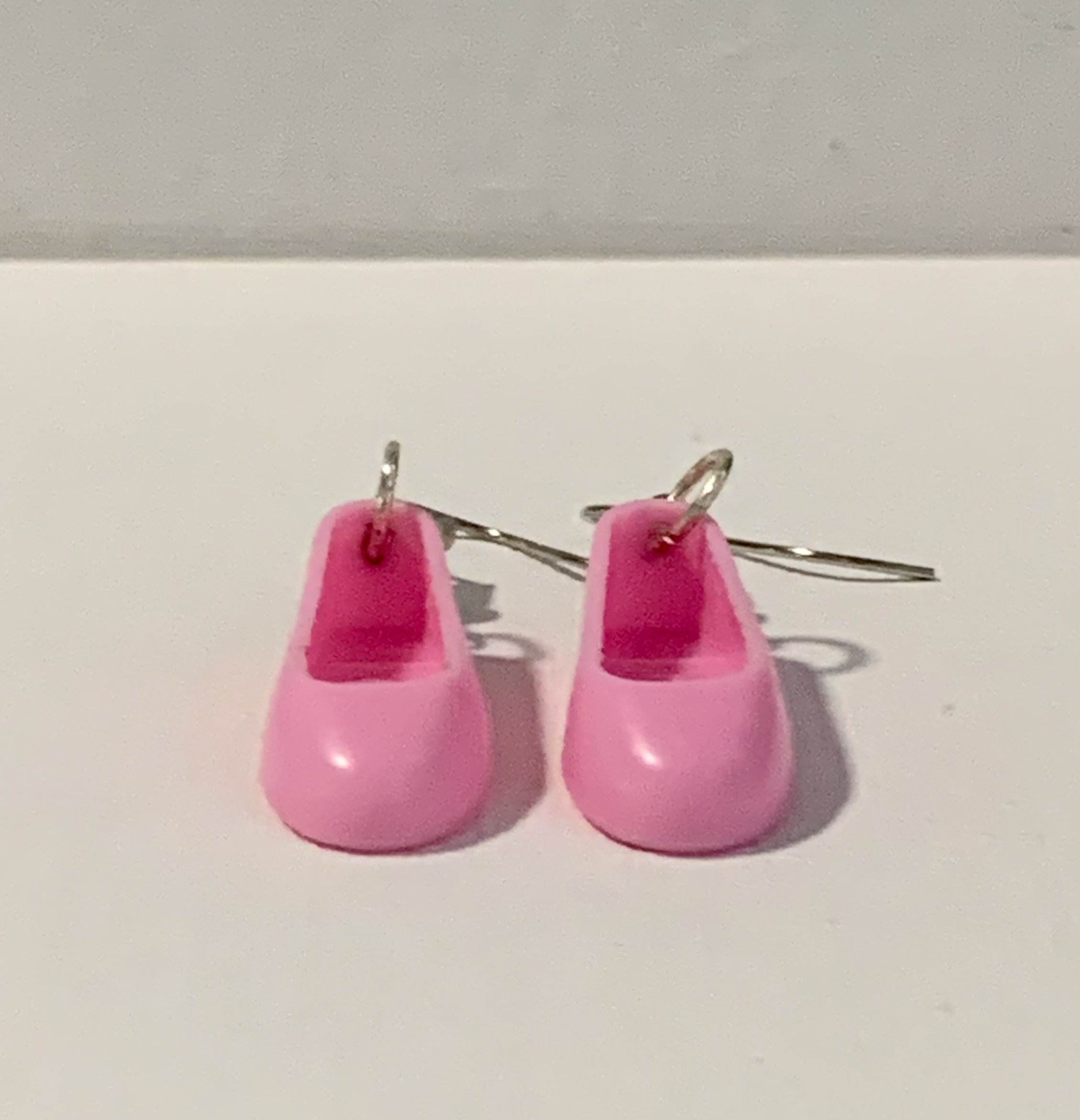 Pink Ballet Flat Earrings - Thumbnail 4