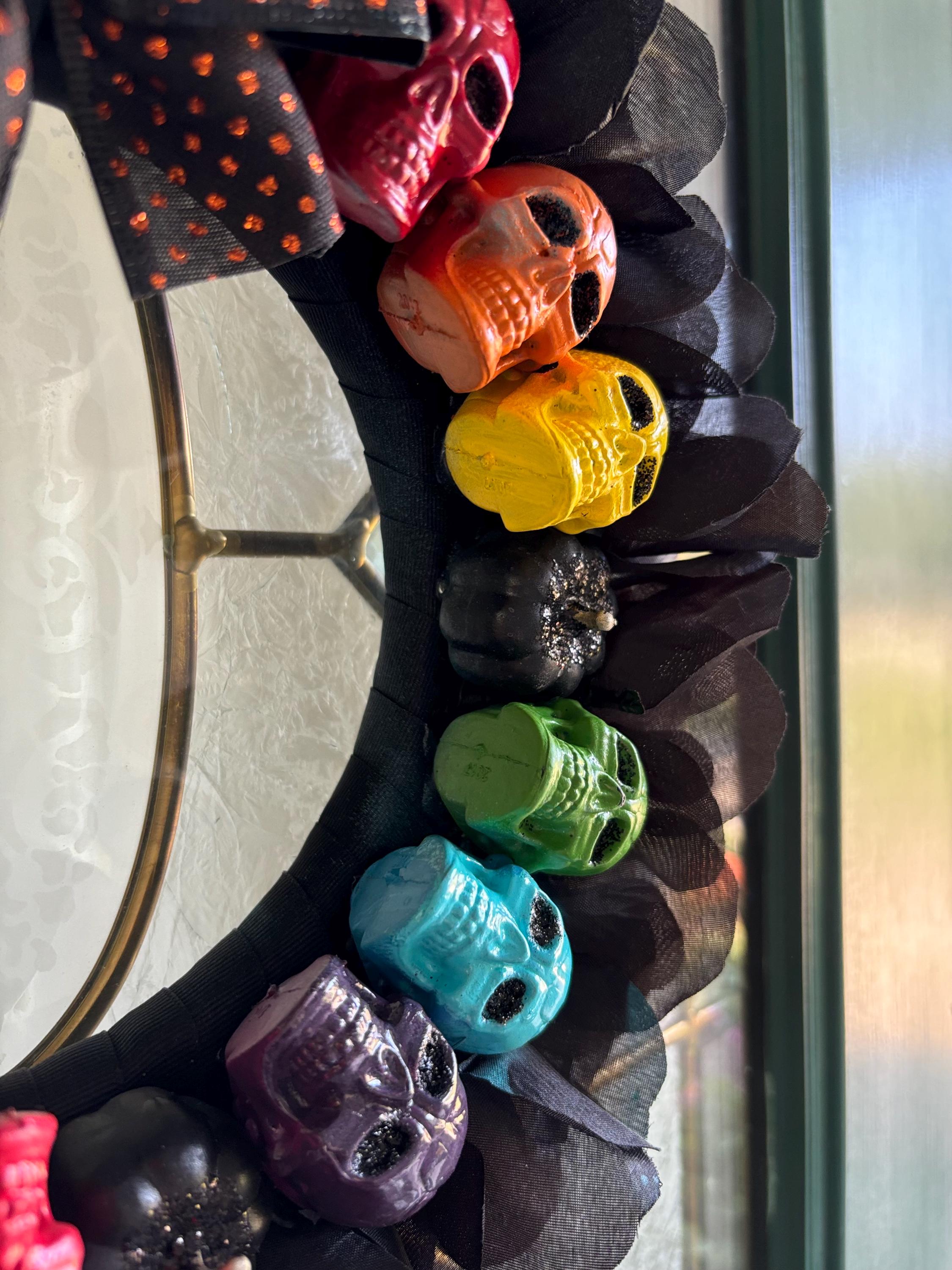 Skulls & Roses Wreath - Thumbnail 5