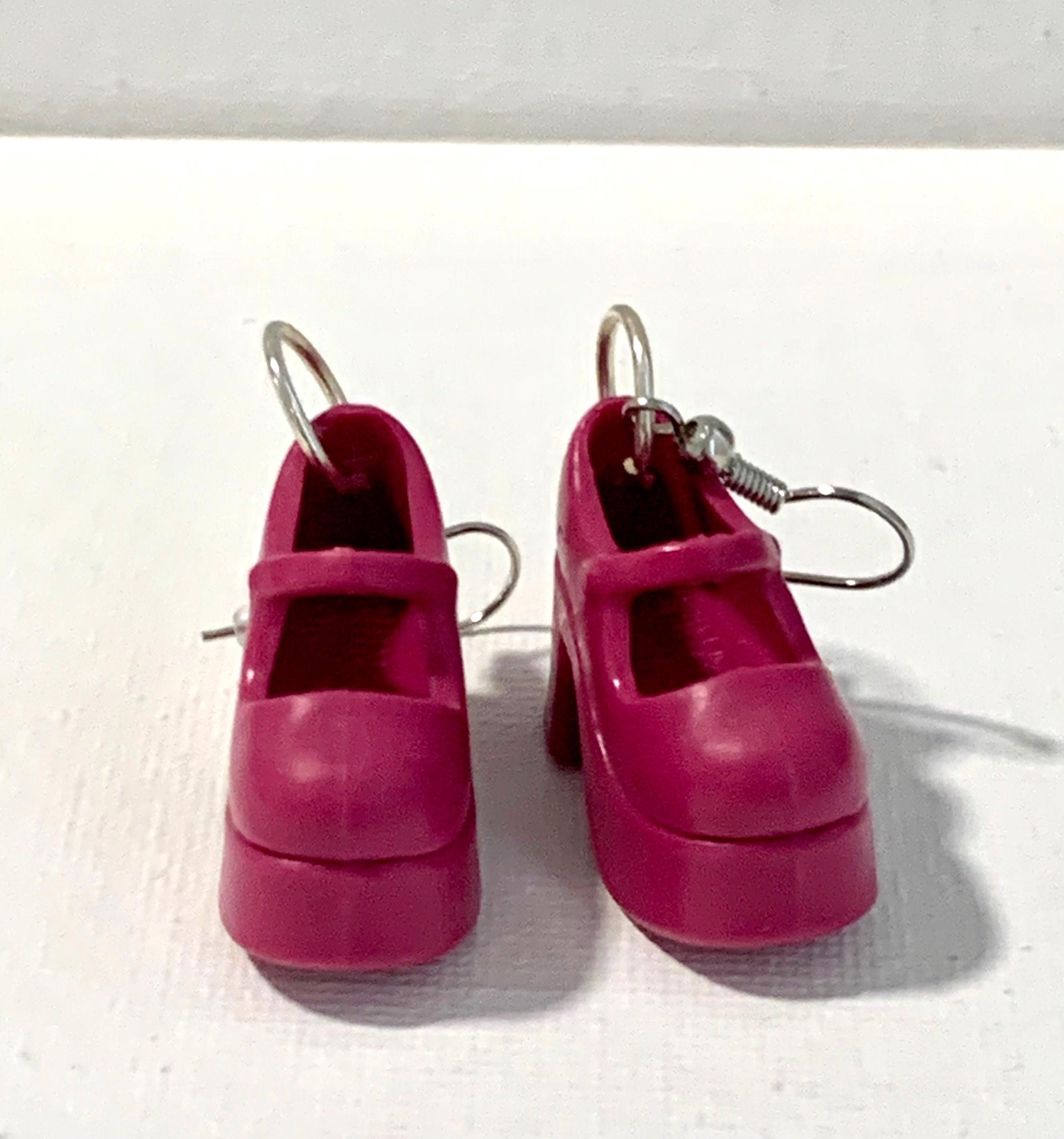 Plum Platform Earrings - Thumbnail 3