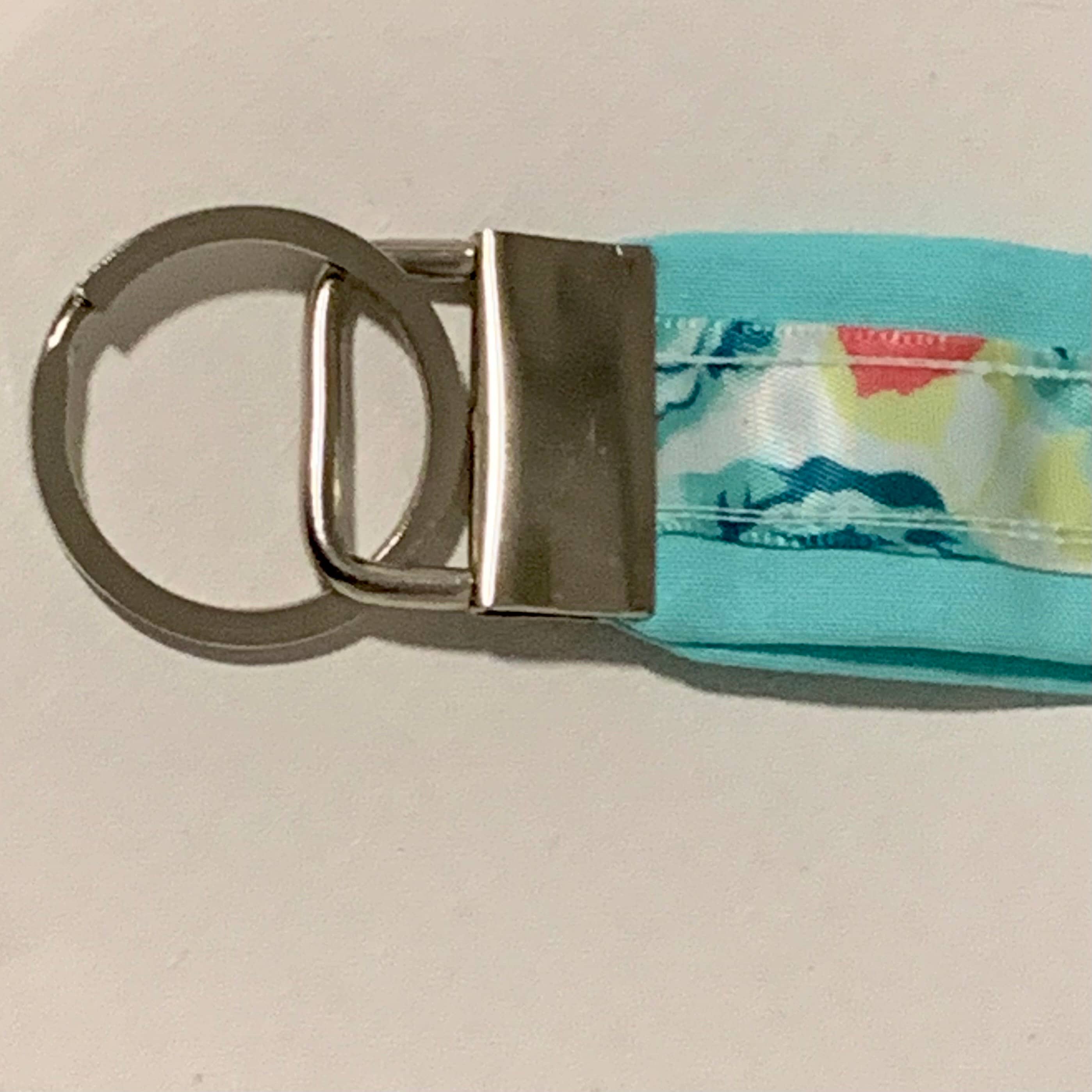 Robin blue key fob keychain - Thumbnail 2