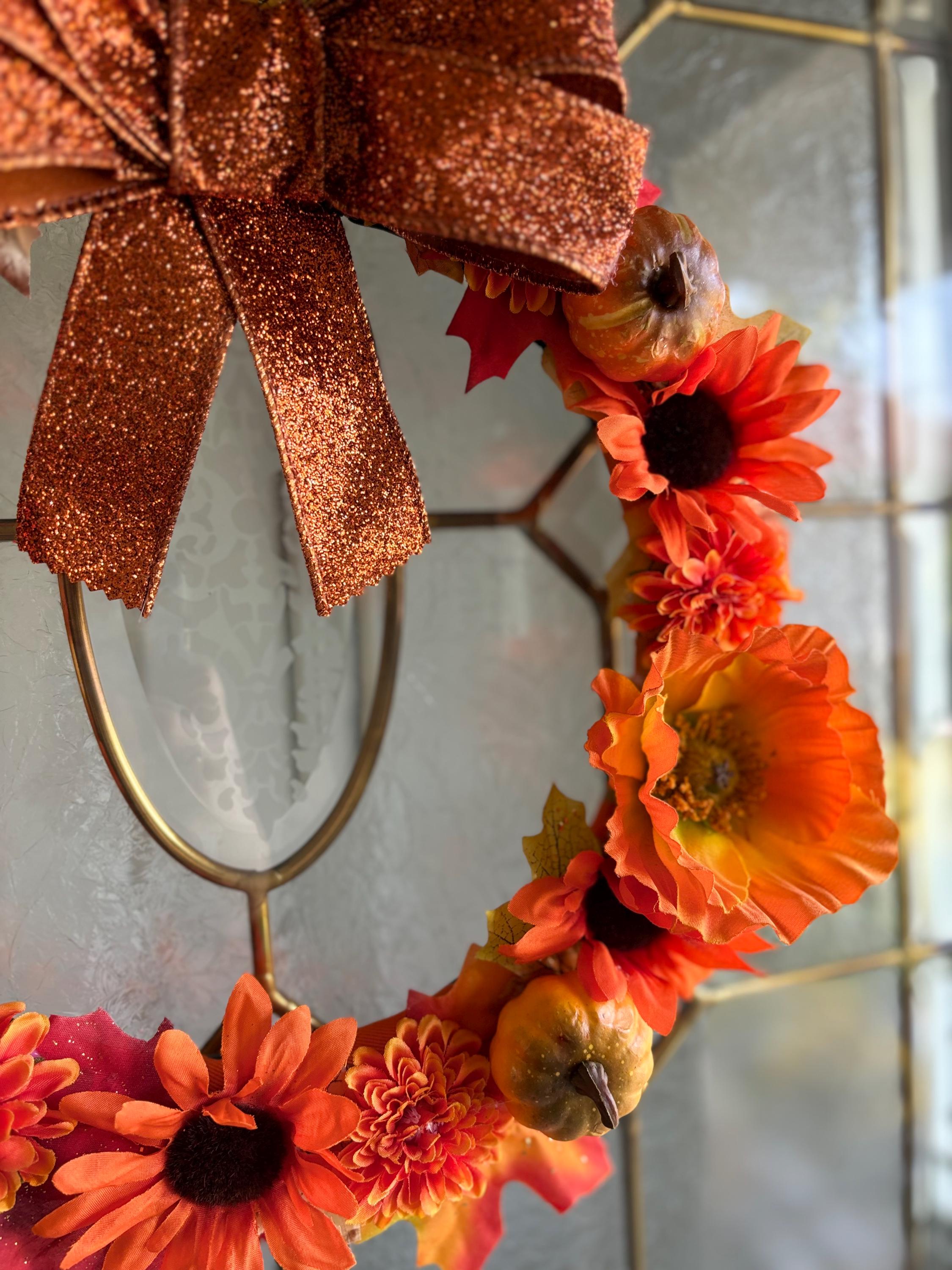 Autumn Pumpkin Wreath - Thumbnail 6