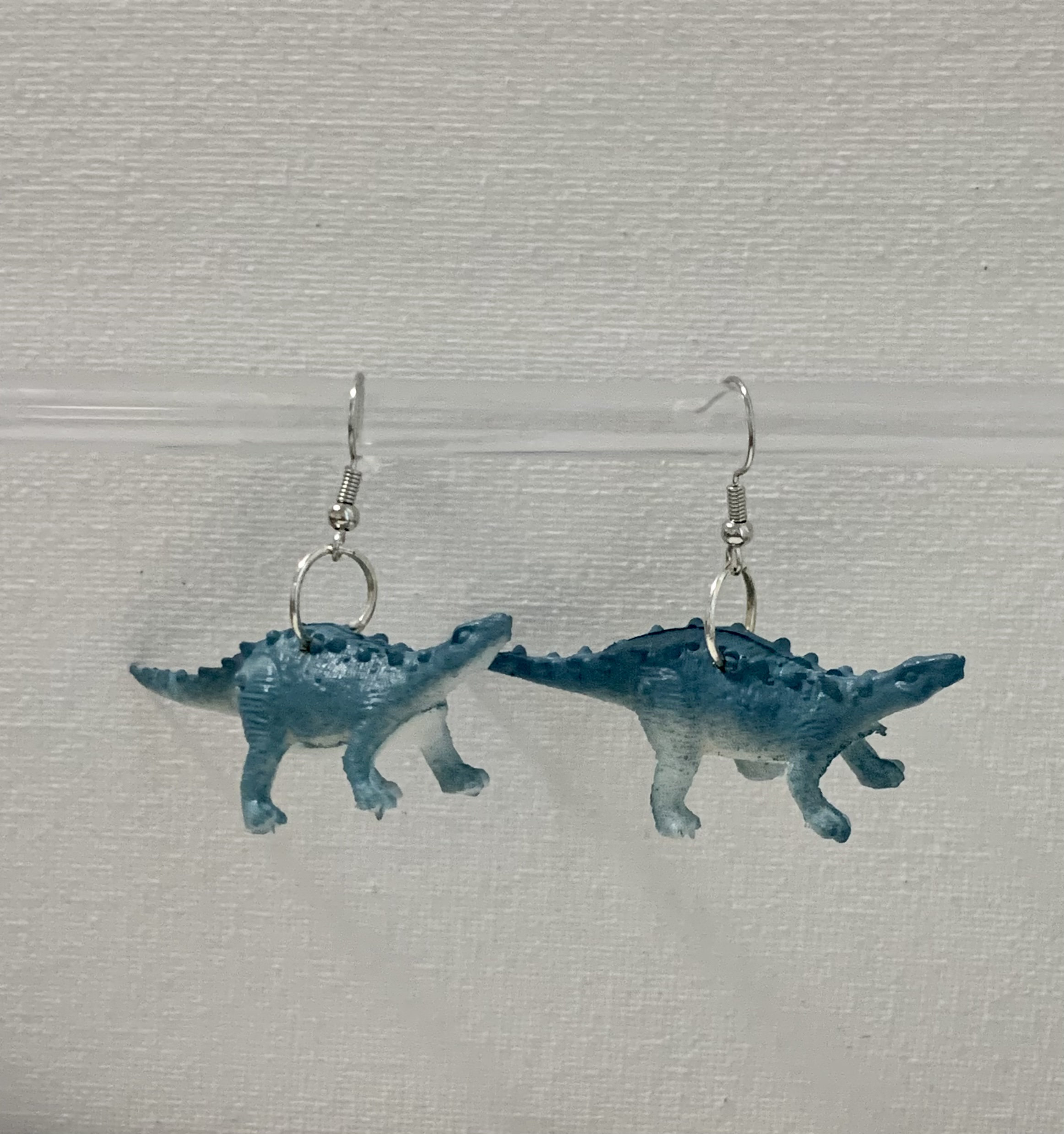 Slate Blue Dino Earrings