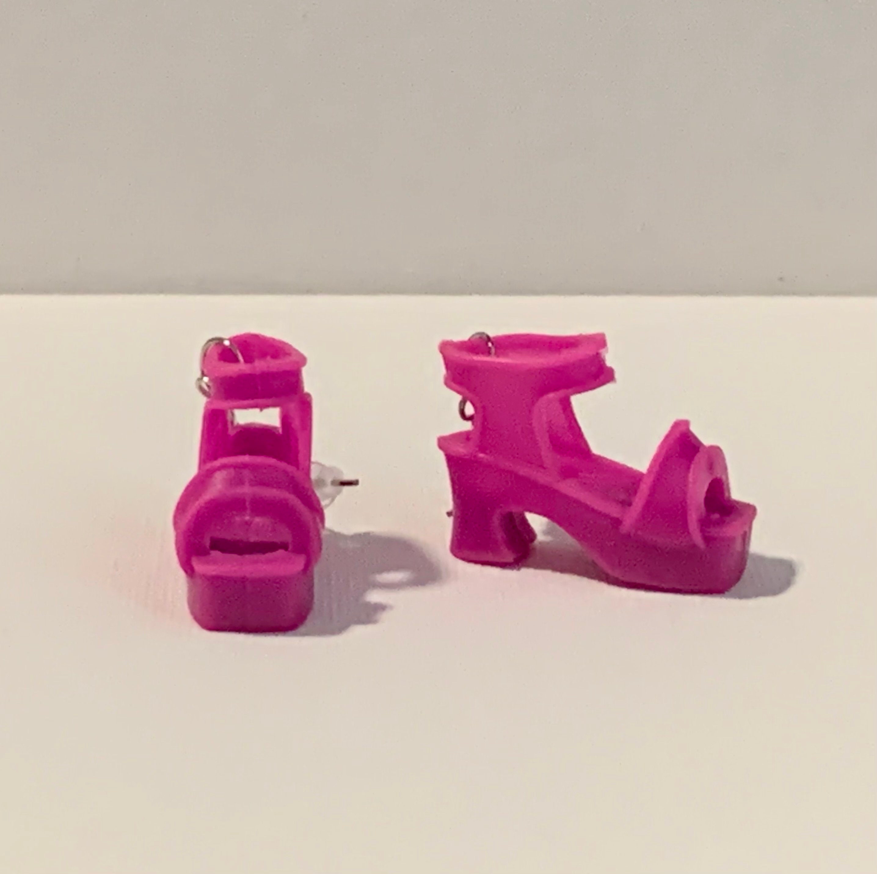 Magenta Sandal Earrings - Thumbnail 6