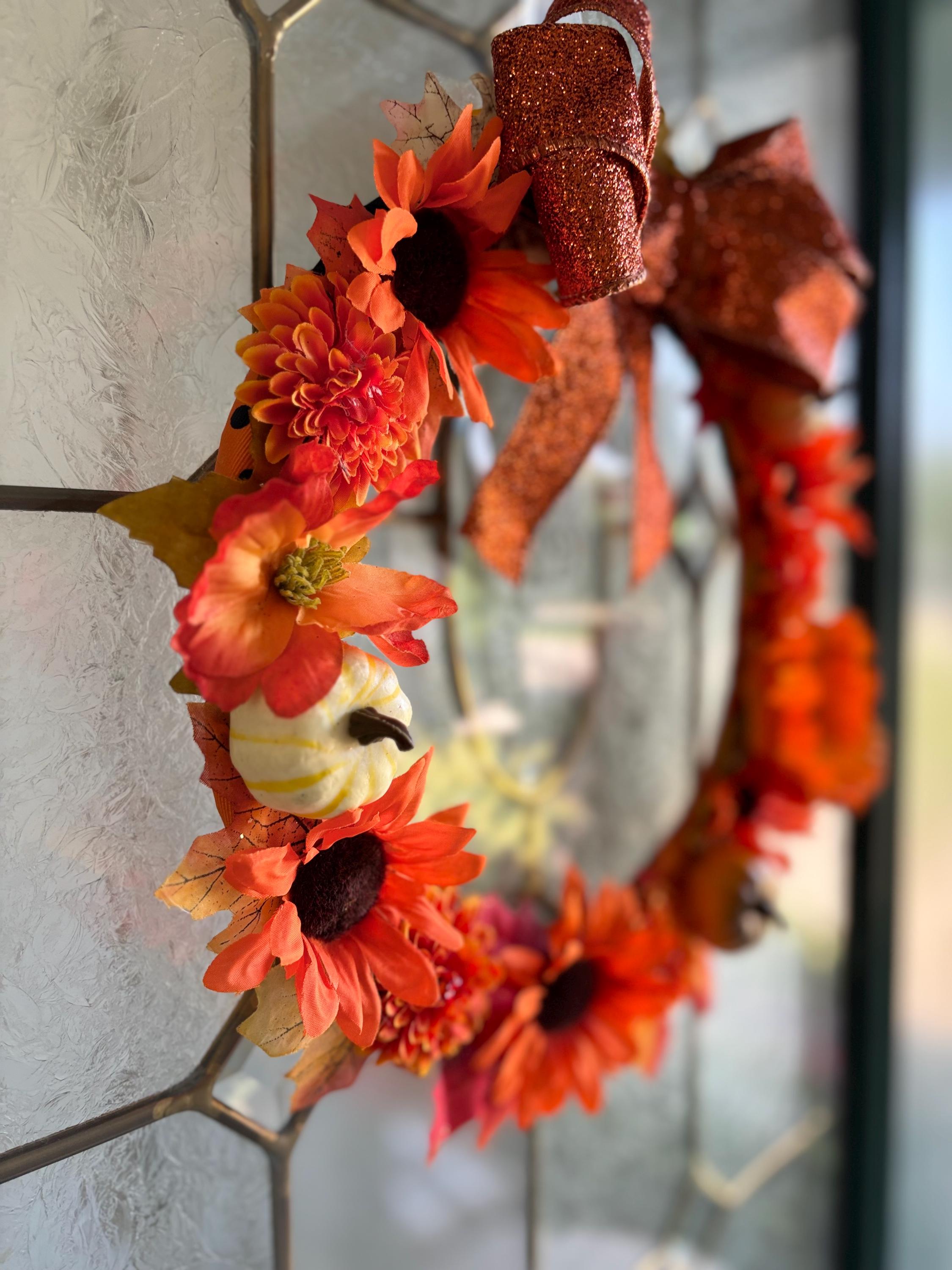Autumn Pumpkin Wreath - Thumbnail 2