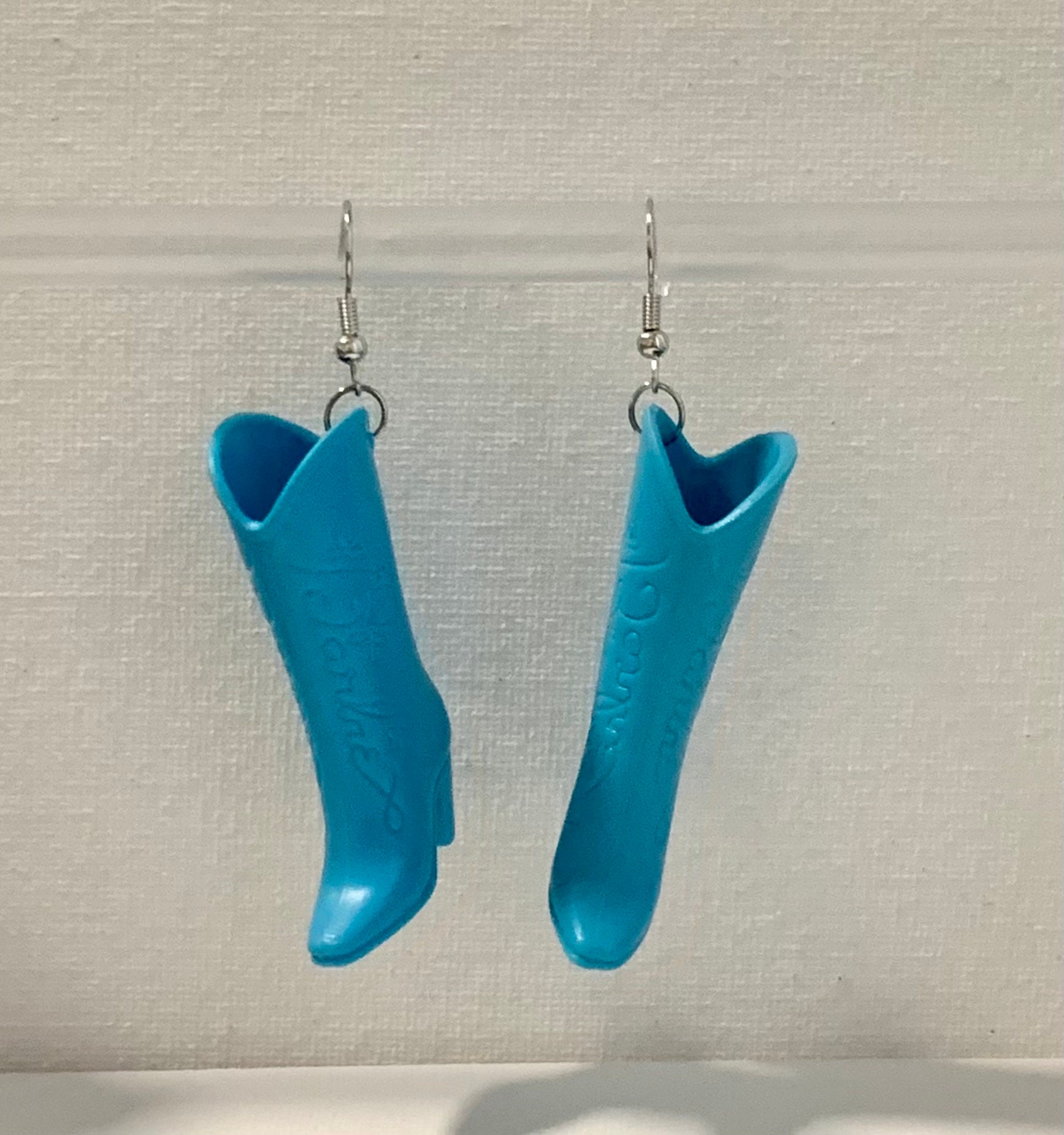 Blue Cowgirl Earrings - Thumbnail 2