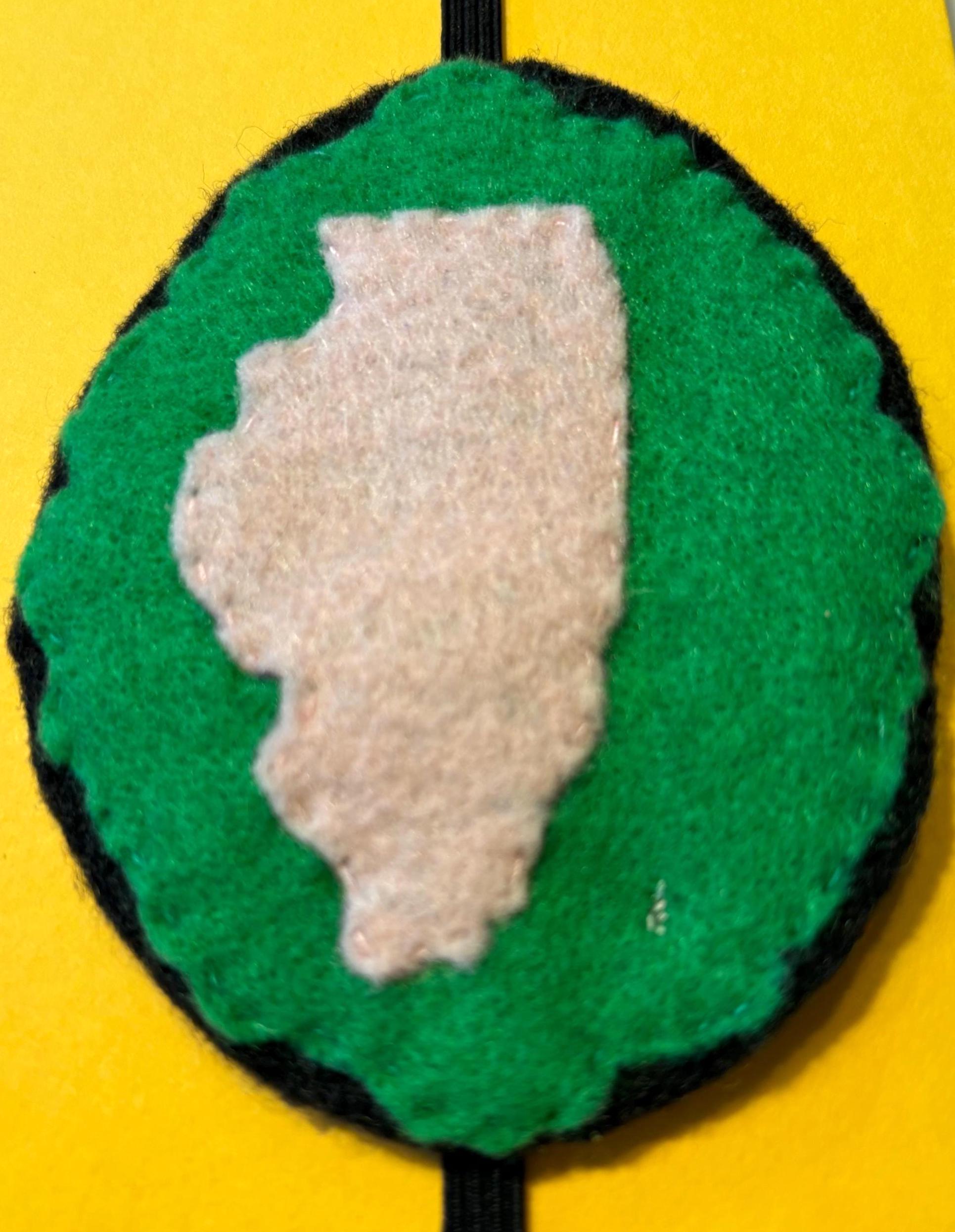 Illinois Felt Bookmark - Thumbnail 4