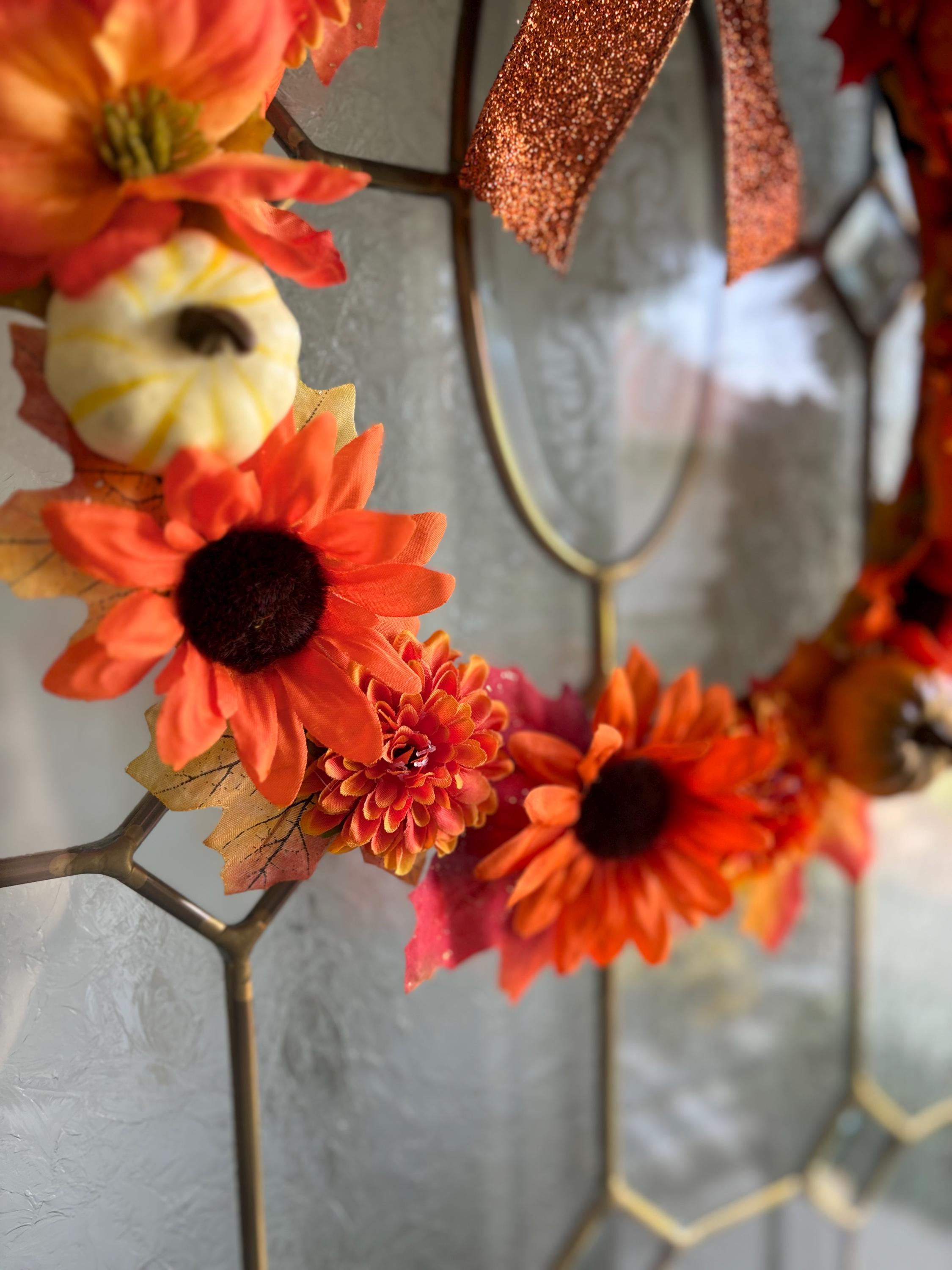 Autumn Pumpkin Wreath - Thumbnail 5