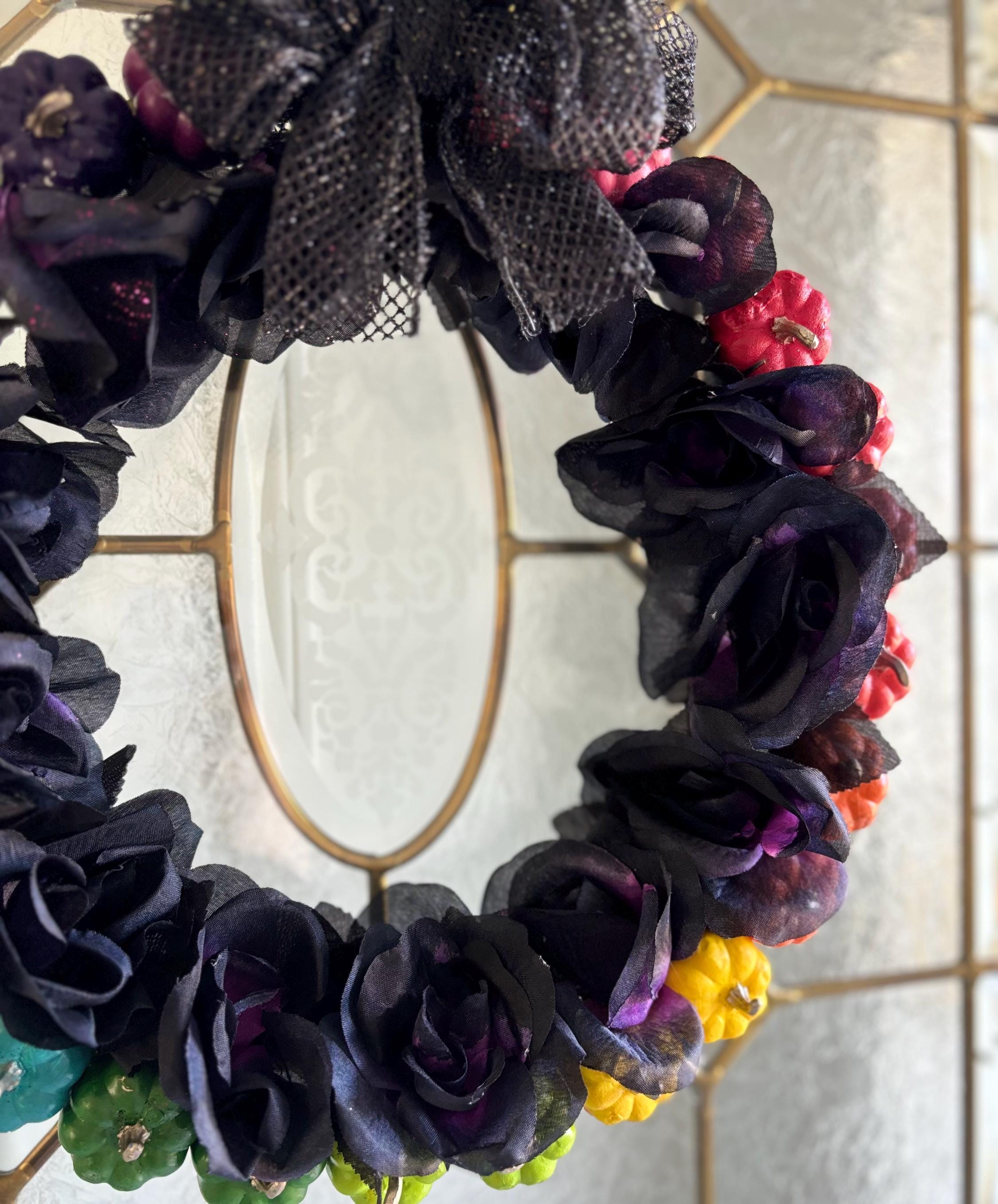 Ombre Pumpkin Wreath - Thumbnail 7