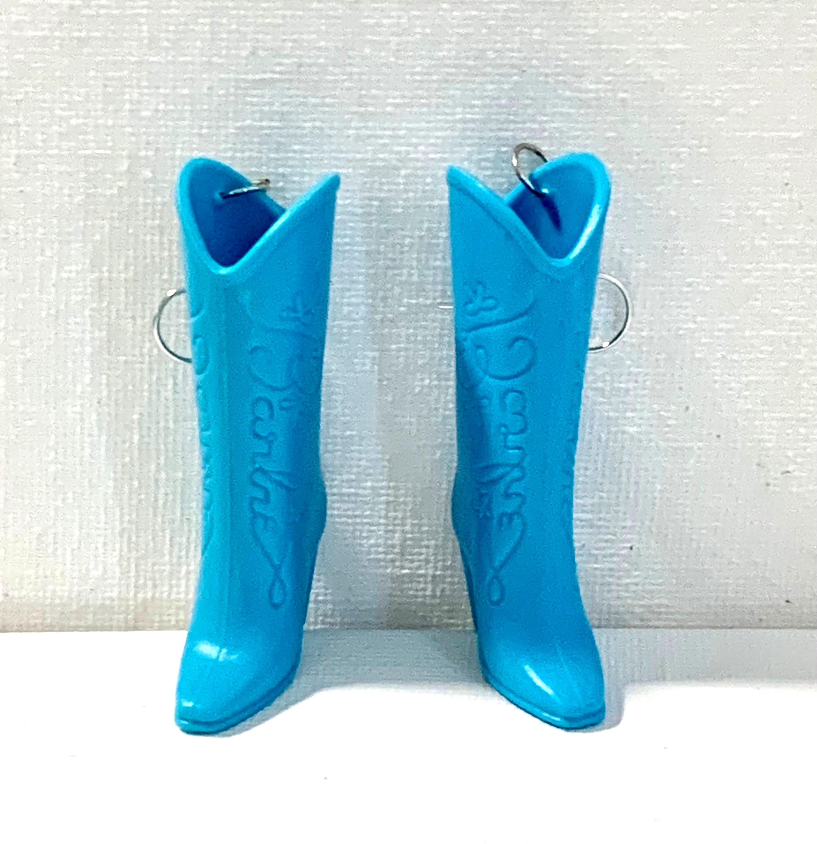 Blue Cowgirl Earrings