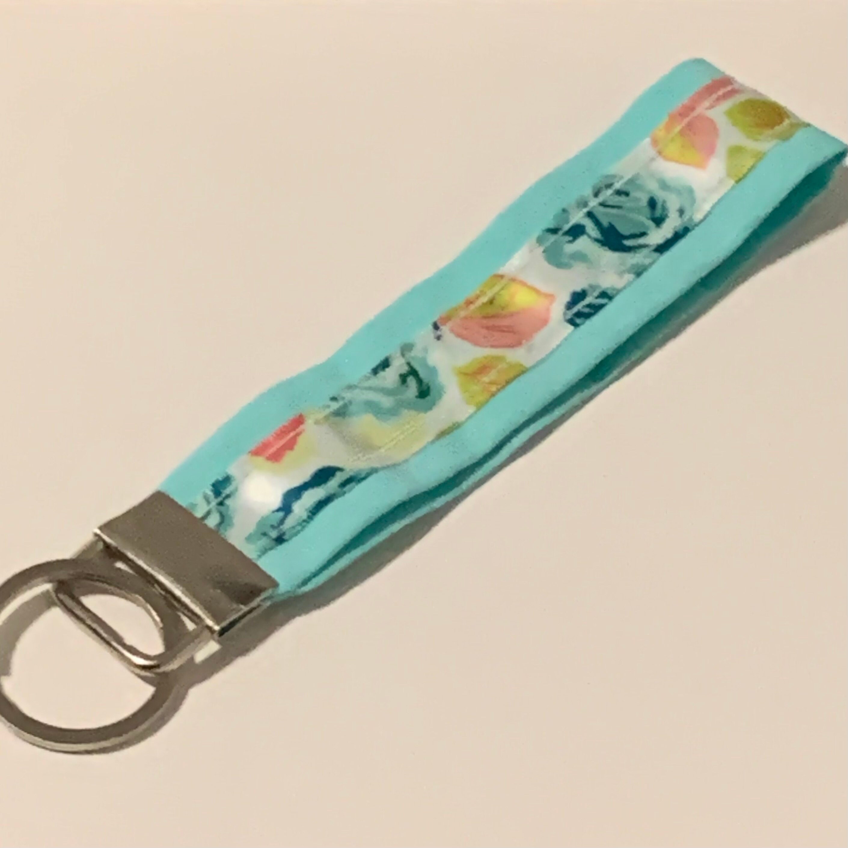 Robin blue key fob keychain