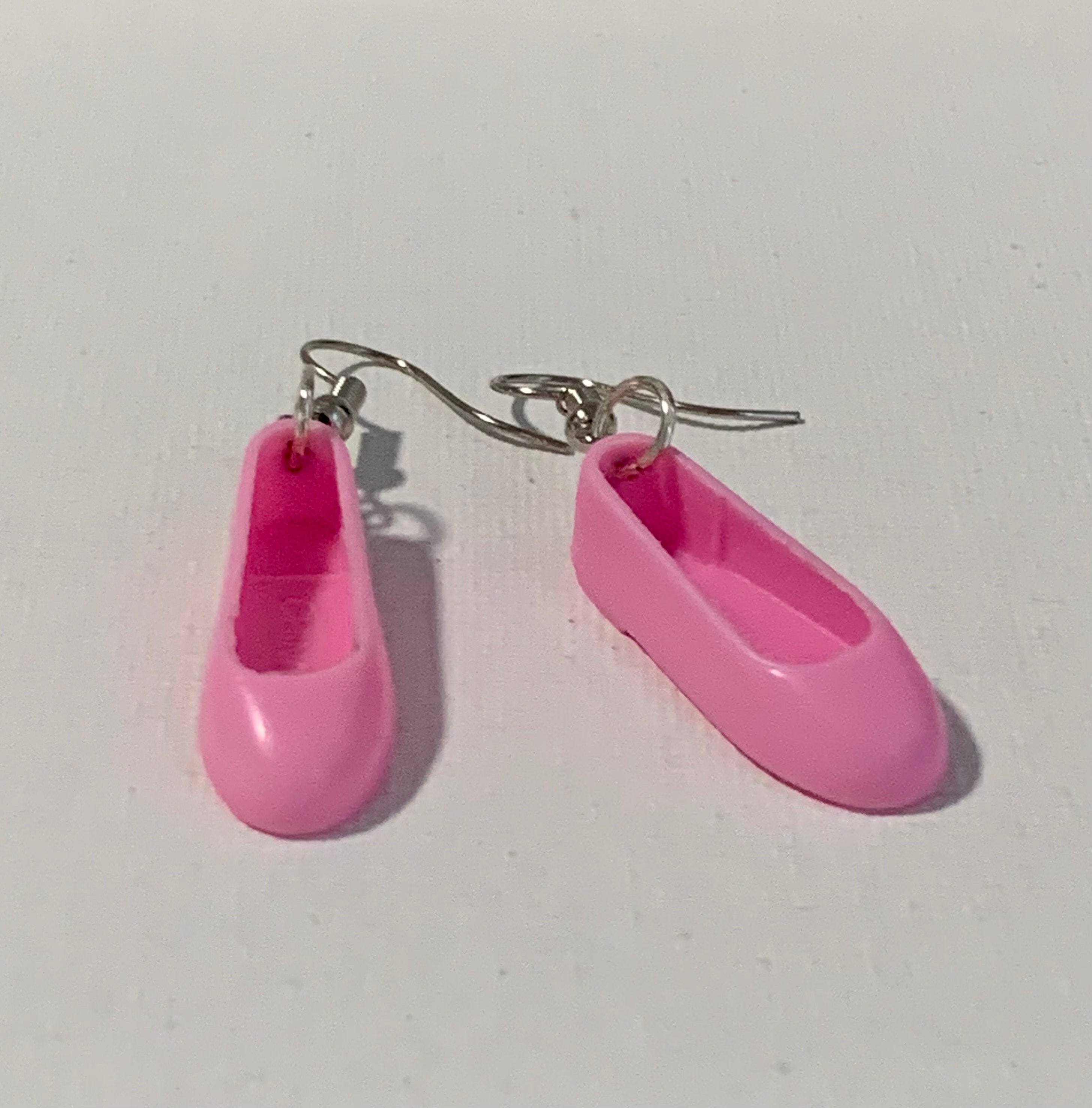 Pink Ballet Flat Earrings - Thumbnail 5
