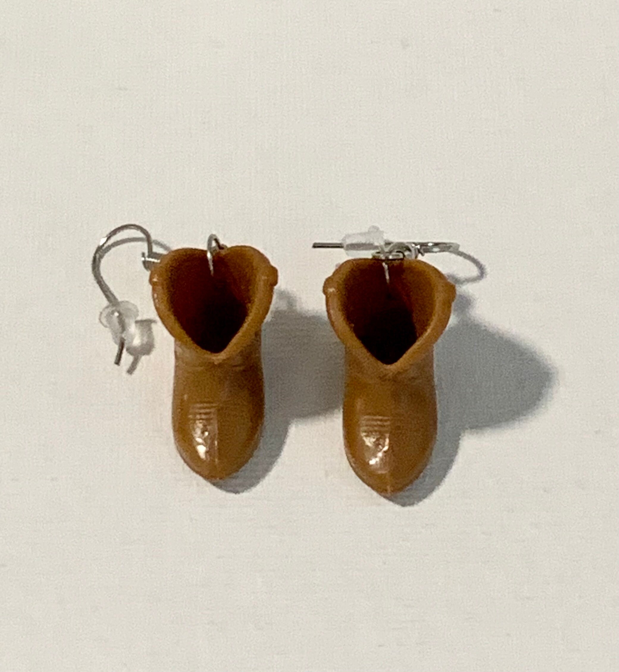Mini Cowgirl Boot Earrings - Thumbnail 2