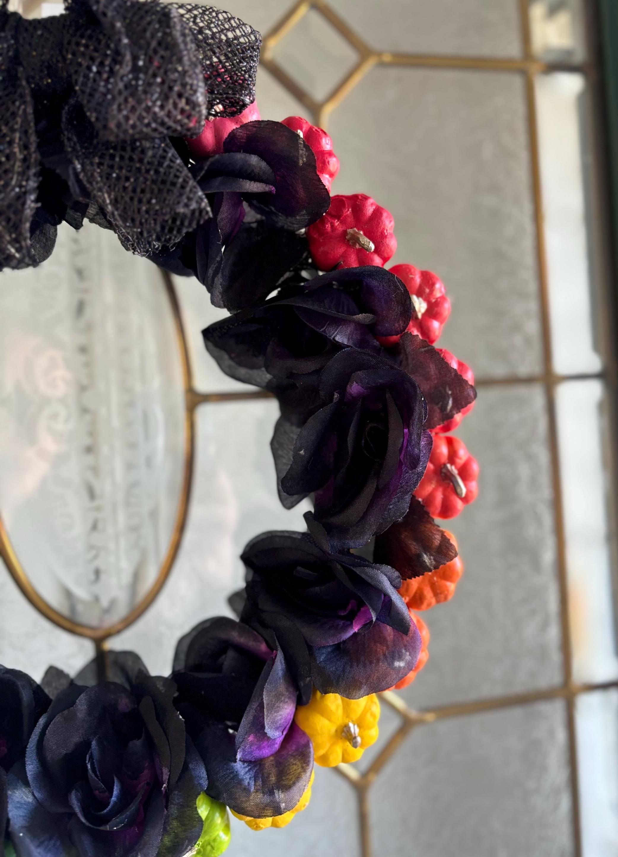 Ombre Pumpkin Wreath - Thumbnail 5
