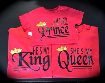 he my king she my queen hoodies