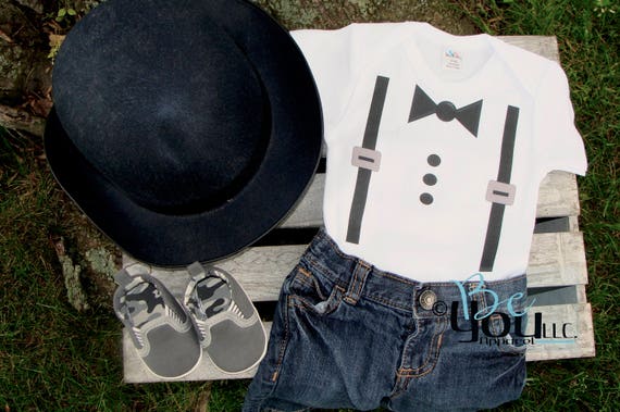 Tuxedo shirt onesie cheap