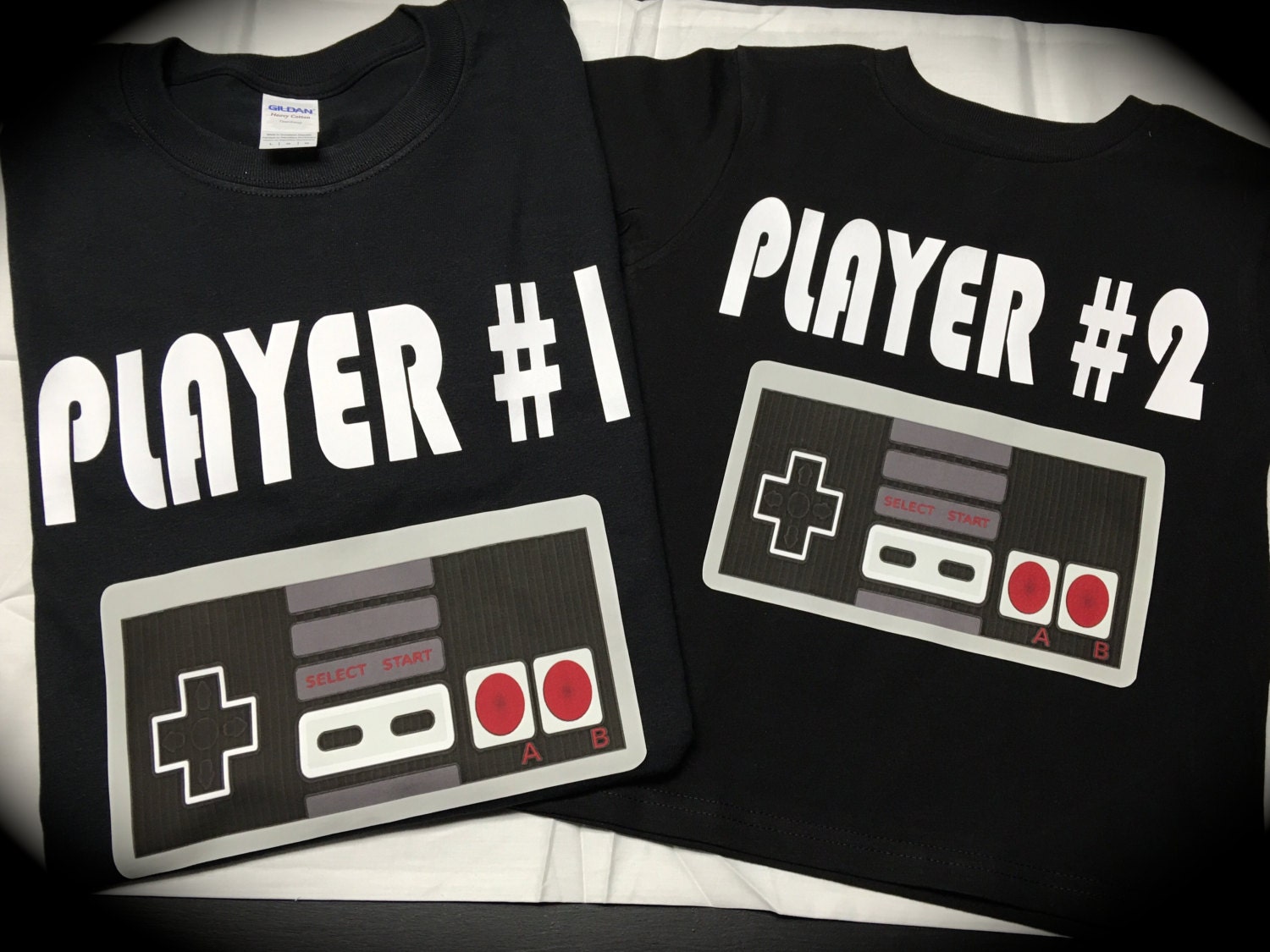 PLAYER 1 PLAYER 2 Nintendo Video Game Shirts Funny Cute - Etsy