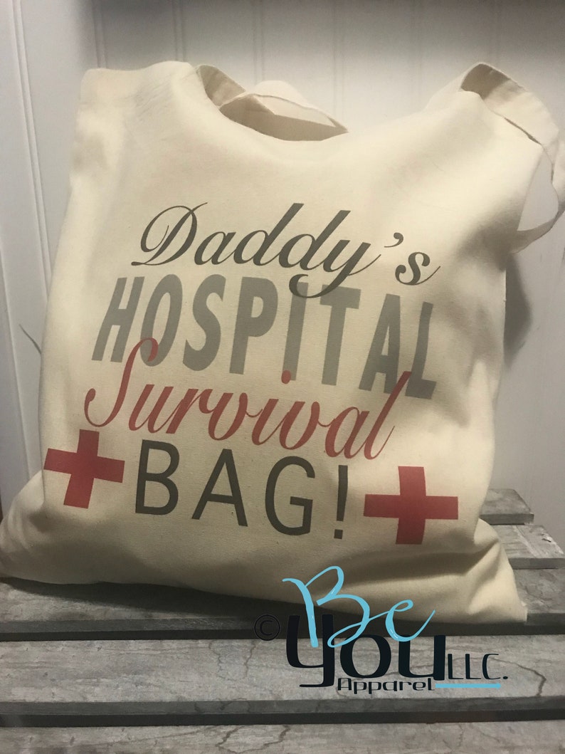 HOSPITAL BAG new father survival kit survival bag new dad image 3