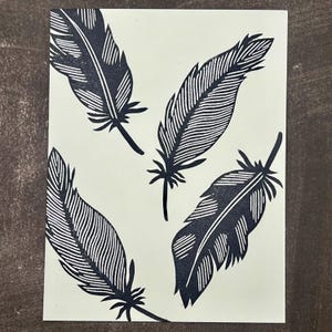 Papeterie pour correspondance en plumes | Cartes de voeux pliées avec enveloppes | Cartes de correspondance vierges pliées | Jeu de 8 cartes | Article fait main