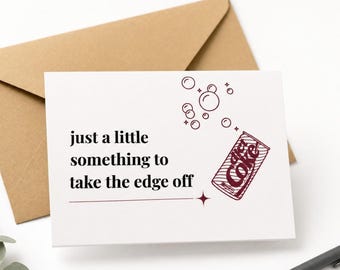 Funny Soda Encouragement Cards – Humorous Pick-Me-Up Notecards with Envelopes