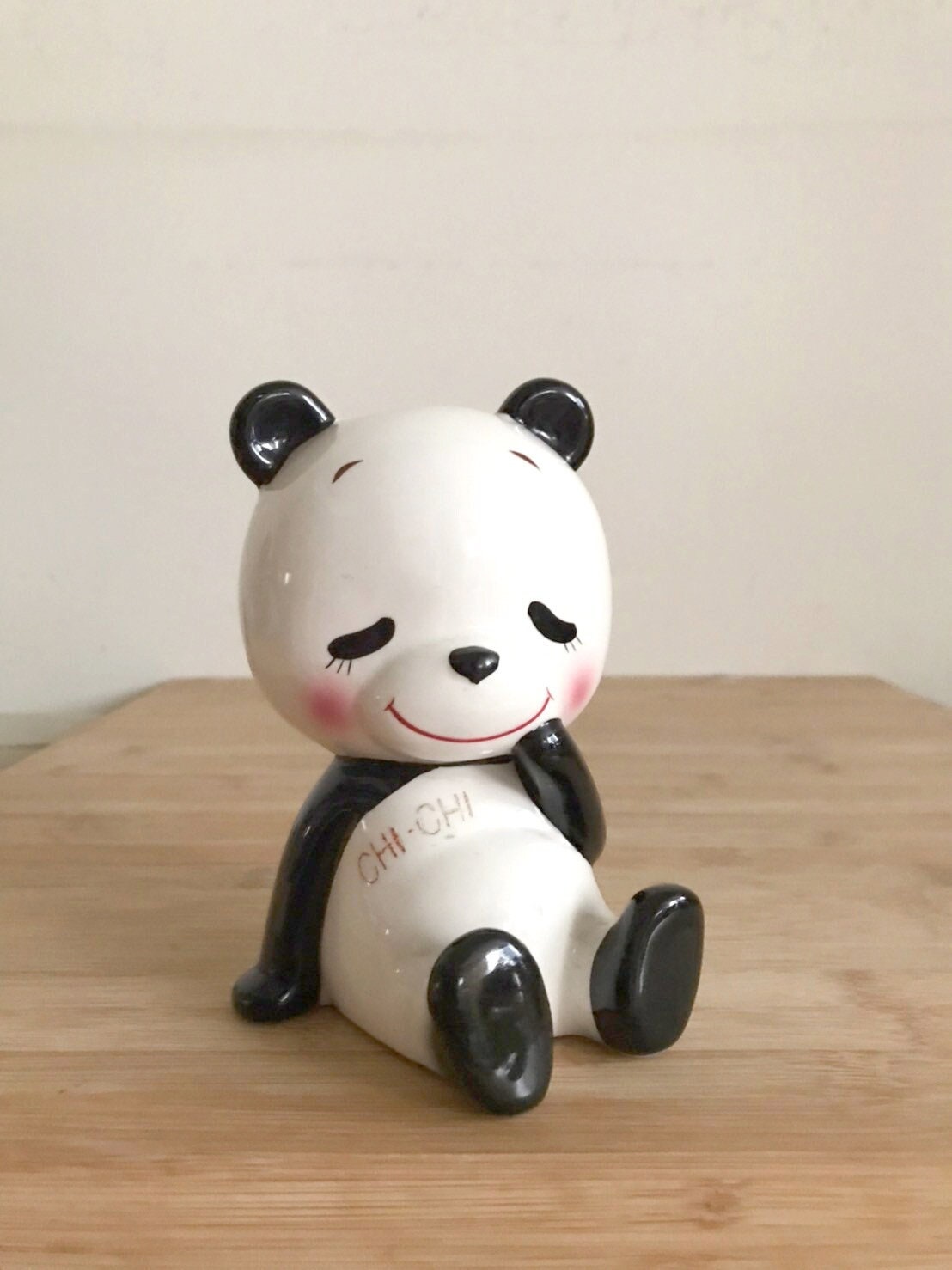 Handmade Ready to Paint Panda Figurines, Ceramics to Paint