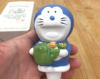 Vintage Ceramic doraemon Figurine