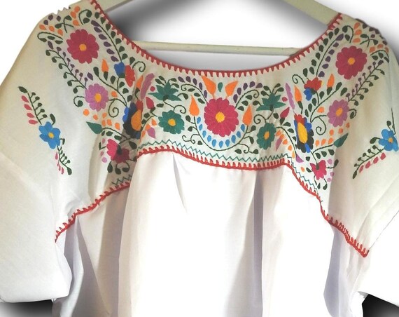 Plus size mexican blouse