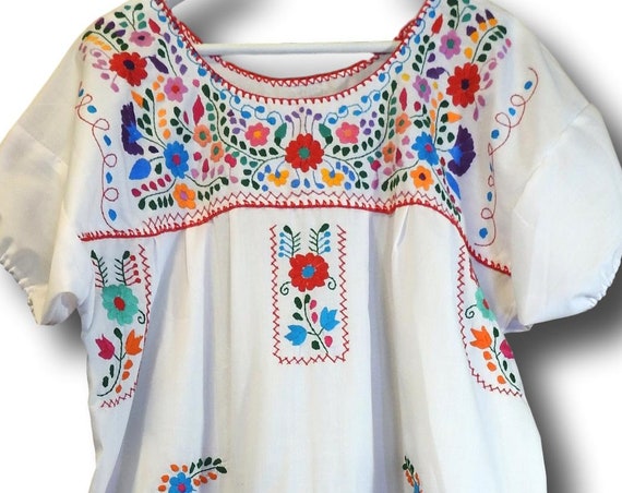 White gypsy dress for women