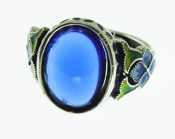 Boho style 925 silver ring