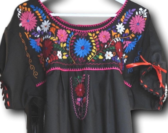 Black mexican dress