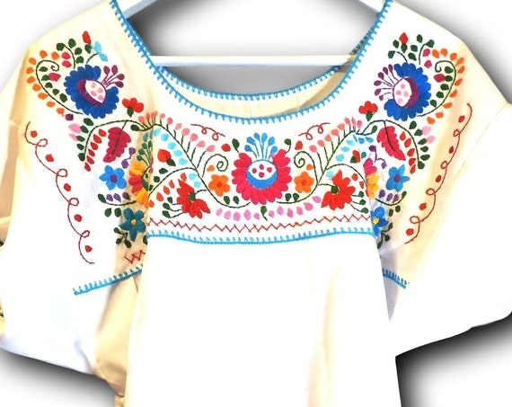 Plus size Mexican top for women