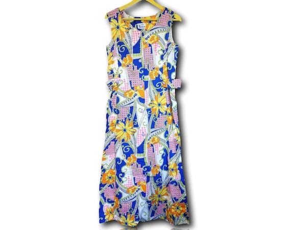 Bright cobalt blue sheath dress