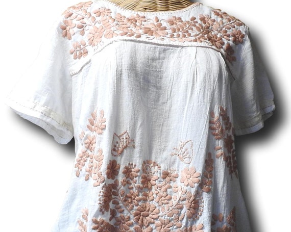Mexican style peasant blouse