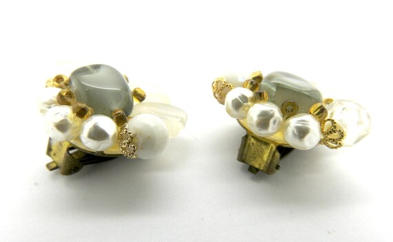 CLIP ON EARRINGS vintage for non pierced ears
