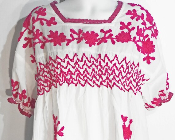 Boho chic embroidered blouse