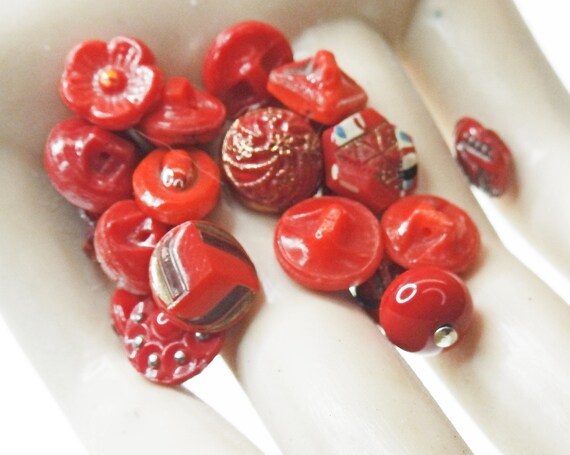 Tiny vintage buttons