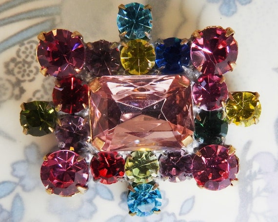 Crystal Glass button