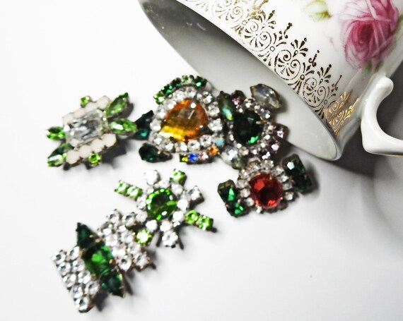 Czech rhinestone buttons