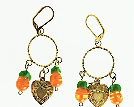 Cute fruit earrings