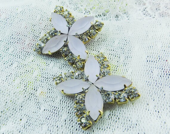 Crystal glass fancy buttons for wedding hats