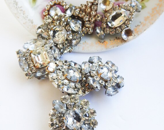 White bridal buttons