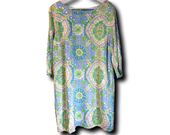 Floral dress with long sleeves